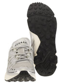 Run Of Leather And Fabric Trainers