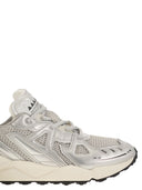 Run Of Leather And Fabric Trainers