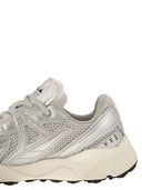 Run Of Leather And Fabric Trainers