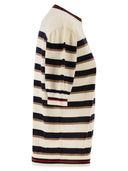 Herno Short Sleeved Striped Cotton Jumper