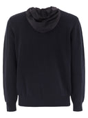 Herno Resort Double Cotton Knit And Nylon Hoodie