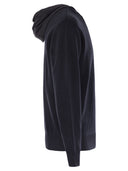 Herno Resort Double Cotton Knit And Nylon Hoodie