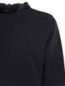 Herno Resort Double Cotton Knit And Nylon Hoodie