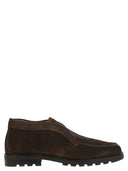 Santoni Suede ankelstøvle uden snørebånd