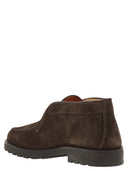 Santoni Suede ankelstøvle uden snørebånd