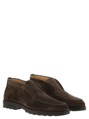 Santoni Suede ankelstøvle uden snørebånd