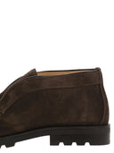 Santoni Suede ankelstøvle uden snørebånd