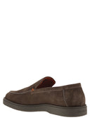 Mocassina in pelle scamosciata Santoni