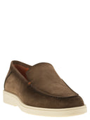 Santoni semsket skinn