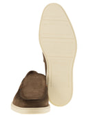 Santoni semsket skinn