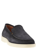 Santoni Suede Moccasin