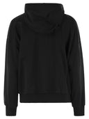 Brunello Cucinelli Lightweight Stretch Cotton Fleece Topwear With Zip, Hood And Shiny Trims