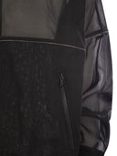 Brunello Cucinelli Baumwoll Organza -Bomberjacke mit glänzenden Verkleidungen
