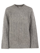 Brunello Cucinelli Wool And Mohair Sweater With Monili
