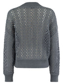 Brunello Cucinelli Mesh Jersey w techno Cotton