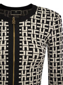 Elisabetta Franchi Viscose Jacquard Mini Cardigan