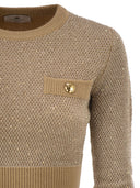 Elisabetta Franchi Sequin Knit Top