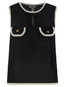 Elisabetta Franchi Sleeveless Mesh Top