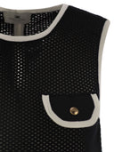 Elisabetta Franchi Sleeveless Mesh Top
