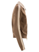 Elisabetta Franchi Knitted Jacket With Shiny Viscose Stripes