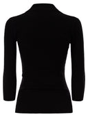 Elisabetta Franchi Micro Cable Knit Polo Shirt