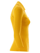 Elisabetta Franchi Micro Cable Knit Polo Shirt