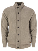 Barbour Cardigan mit Reißverschluss und Knöpfen