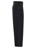 Brunello Cucinelli lösa denimbyxor