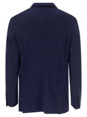 Brunello Cucinelli Cashmere Jersey Blazer With Patch Pockets