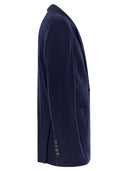 Brunello Cucinelli Cashmere Jersey Blazer With Patch Pockets
