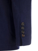 Brunello Cucinelli Cashmere Jersey Blazer With Patch Pockets