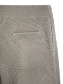Brunello Cucinelli Sparkling Net Knit Cotton Shorts