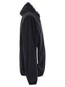 Giacca in nylon a membrana di Brunello Cucinelli con logo e cappuccio