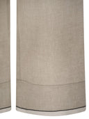 Brunello Cucinelli Baggy Crop Linen Trousers With Shiny Cuffs