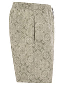 Brunello Cucinelli Beach Badeanzug mit Paisley Design