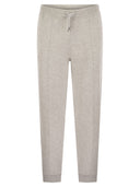 Brunello Cucinelli Pearl Grey Cotton Fleece Trousers