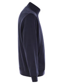 Abbigliamento a doppia pile di Brunello Cucinelli in cotone, cashmere e seta