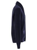 Brunello Cucinelli Button Cotton Rib Cardigan