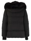 MOO RER ATTICA STP Short Down Giacca con cappuccio e pelliccia