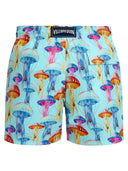 Vilebrequin Men’s Recycled Polyamide Swim Shorts With Jellyfish Print