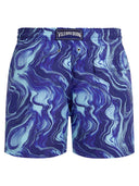 Vilebrequin Men’s Recycled Polyamide Swim Shorts With Marbled Print