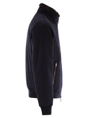 Moorer Bellati Ls9 Padded Bomber Jacket In Wool And Cashmere