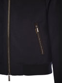 Moorer Bellati Ls9 Padded Bomber Jacket In Wool And Cashmere