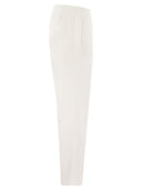 Brunello Cucinelli Track Trousers In Light Cotton Fleece