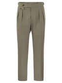 Brunello Cucinelli Twisted Cotton Gabardine -broek