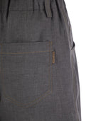 Brunello Cucinelli Lessivé Linen Canvas Five Pocket Shorts With Shiny Tab