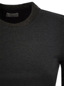 Brunello Cucinelli Ribbed Stretch Cotton Jersey