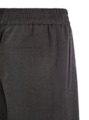 Brunello Cucinelli Loose Track Trousers In Virgin Wool Organza