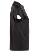 Brunello Cucinelli Stretch Silk Satin T Shirt With Necklace