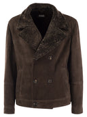 Brunello Cucinelli Caballera exterior de outling de doble pecho